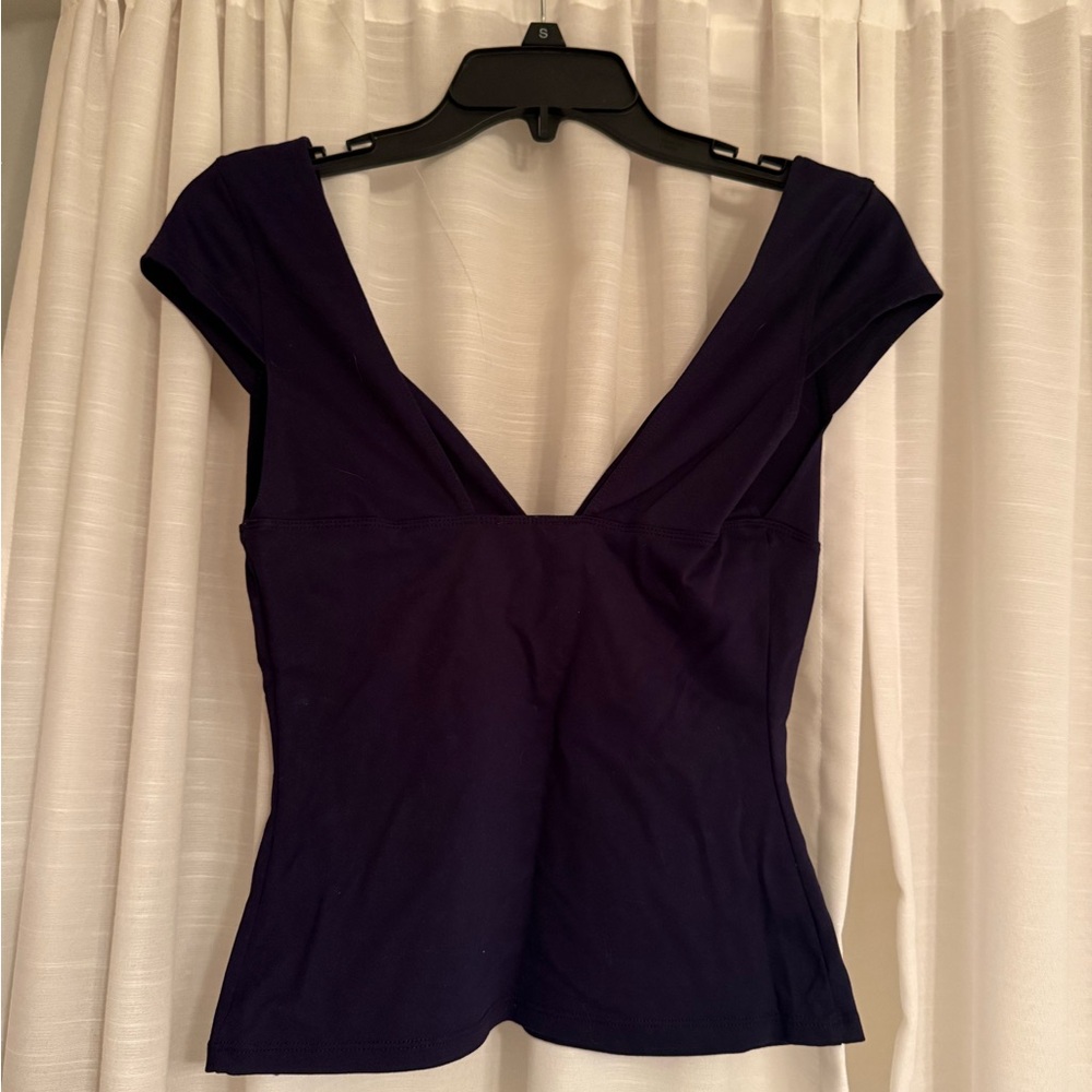 Free People Navy Top